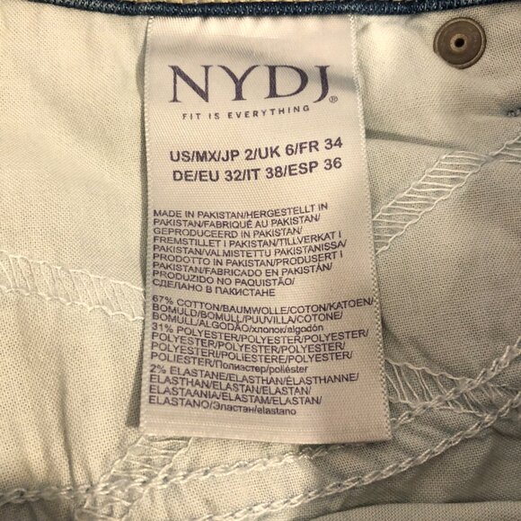 NYDJ women's Marilyn straight lift and tuck technology size 2 - Picture 8 of 13